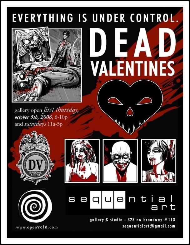 Dead Valentines Showcard